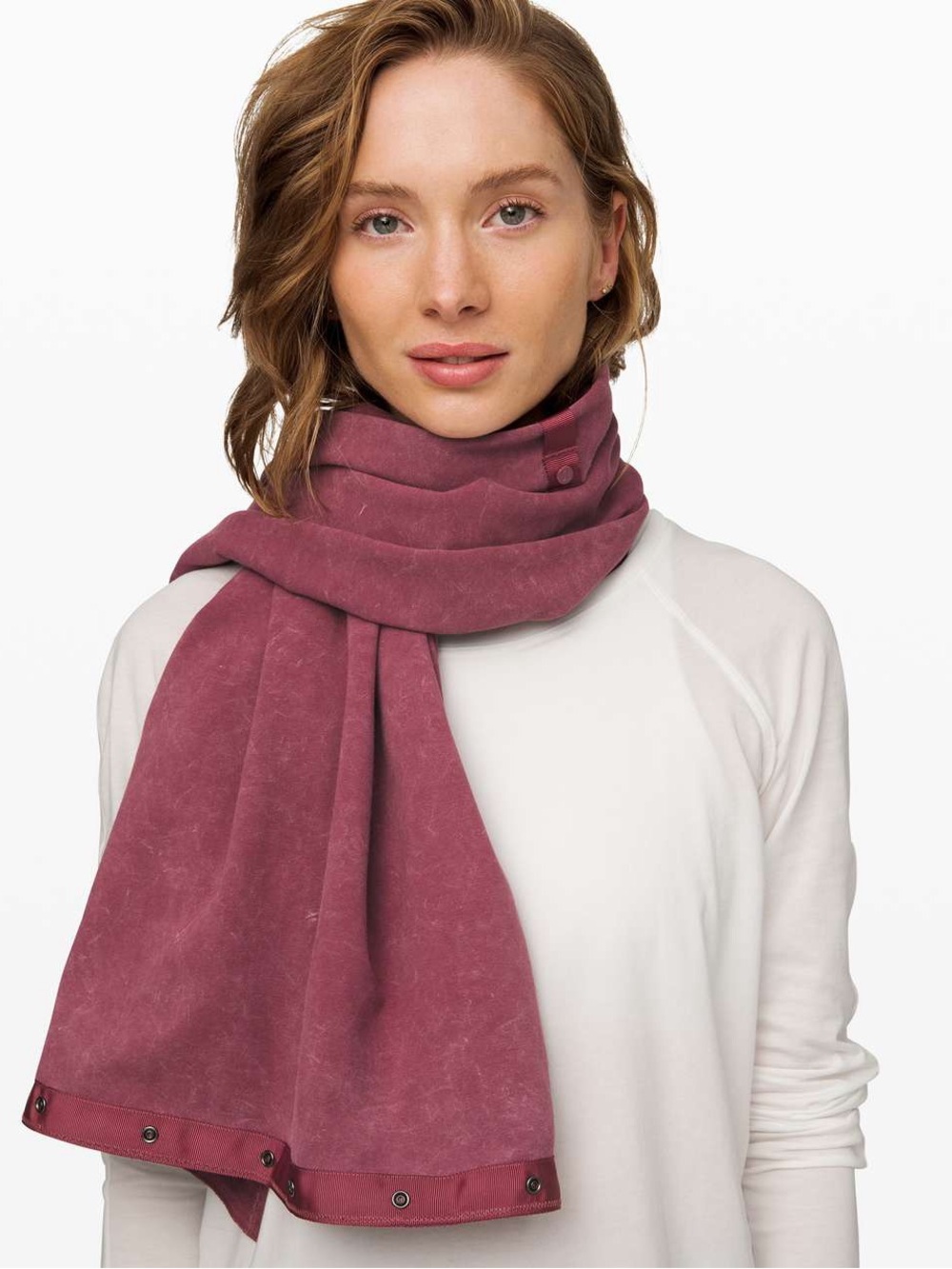 NWOT Lululemon Bordeaux Vinyasa Scarf & Wrap